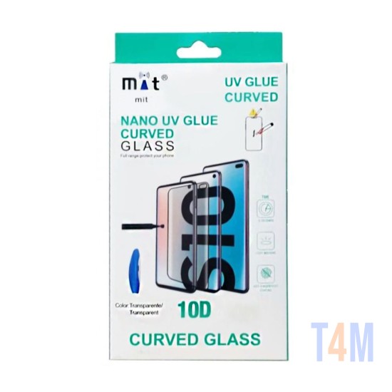 Protetor de Vidro Curvo Nano UV para Samsung Galaxy S8 Plus 10D Transparente
